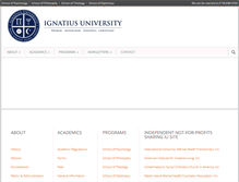 Tablet Screenshot of ignatiusu.org